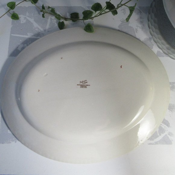 Oval Serving Dish by Solian Ware Simpsons (Potters) LTD, Cobridge England 1940s - Picture 8 of 9